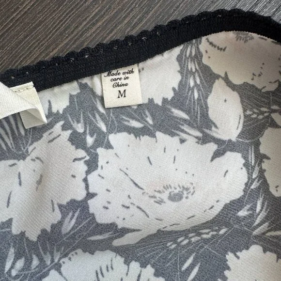 Doen Loure Top - Noir Fleurs D'Anemone - Picture 8 of 11